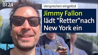 Fallon hält Versprechen: Familie aus Gmund fliegt nach New York | Abendschau | BR24