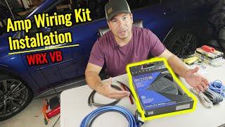 How to Install Amplifier Wiring Kit | Subaru WRX VB