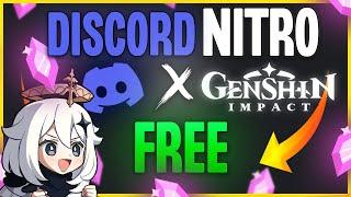 How To Get 1 Month FREE Discord NITRO | GenShin Impact X Discord! | FAST GUIDE! 2023