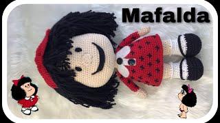 TUTORIAL | Mafalda Amigurumi | Parte 1(SUBS)#crochet #mafaldatejida #mafalda