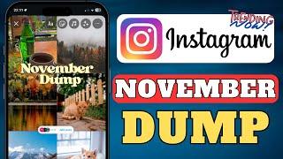 How To Add November Dump Sticker On Instagram Story (EASY!!!)