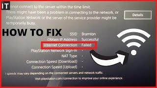 HOW TO FIX PS4 NOT CONNECTING TO THE INTERNET