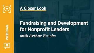 HKS Faculty Webinar: Fundraising and Development for Nonprofit Leaders