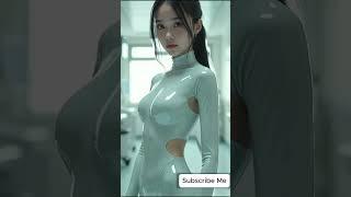 AI GIRL LOOKBOOK MODEL - BEAUTIFUL LATEX PLASTIC