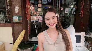 LIVE Street Café - Welcome Family  Ploysai Coffee Lady in Bangkok Thailand - Thai Street Food