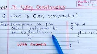 Copy Constructor in Java | Learn Coding