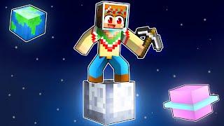 ¡Minecraft PERO es 1 BLOQUE ESPACIAL! ️ SILVIOGAMER MINECRAFT PERO