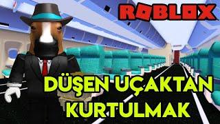  Düşen Uçaktan Kurtulmaya Çalışıyoruz  | Survive A Plane Crash | Roblox Türkçe