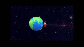 Santa running at the speed of light exploding earth #memes
