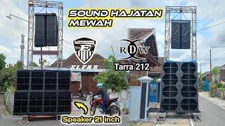 Sound System Hajatan Kelas Mewah Elfas Audio Speaker Baru 21inch | Monitor Full Germany