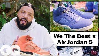 DJ Khaled Shows Off His Sneaker Collection & New "We The Best" x Air Jordan 5 | GQ