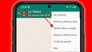 OCULTAR ÚLTIMA CONEXIÓN EN WHATSAPP ► y ver la de los Demás