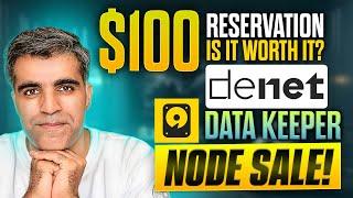 DataKeeper Node Sale LIVE! DeNetPro (DePIN) - Airdrop & Tokenomics Explained 