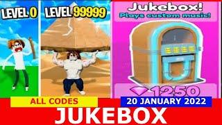 NEW UPDATE [JUKEBOX] ALL CODES! Gym Tycoons! ROBLOX | January 20, 2022