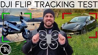 Does it only follow pedestrians? DJI Flip Tracking Test with Bike & Car