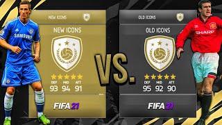 NEW Icons vs. OLD Icons! - FIFA 21 Career Mode
