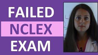 I Failed the NCLEX Exam | What to do if you Fail the NCLEX