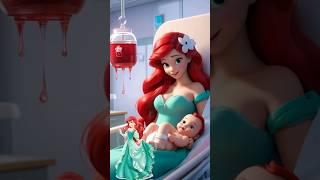 Princess with her newborn| #disney #princess #shorts