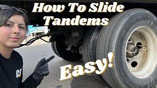 How To Slide Tandems On A 53' Trailer