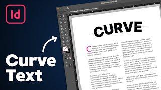 How to Curve Text in InDesign