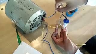 Single Phase Motor Reverse Forward  Connection Hindi || Single Phase Motor के चक्कर Direction Change