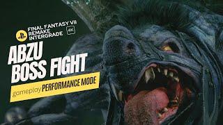 Final Fantasy VII Remake Intergrade: Abzu Boss Fight PS5 Performance Mode 4K