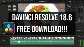 How to Download DaVinci Resolve 18.6 FREE!!