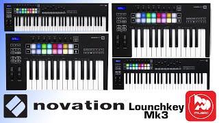 Novation Launchkey MK3 - миди-клавиатура на 25, 37, 49 и 61 клавишу