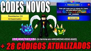 NOVOS CÓDIGOS + 28 CÓDIGOS DE 2X XP BELI E RESET NO BLOX FRUITS 2024 - blox fruit codes