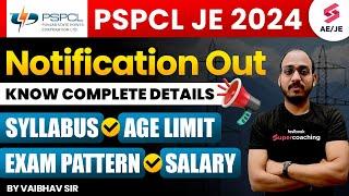 PSPCL JE 2024 Detailed Notification | PSPCL JE Syllabus, Exam Pattern, Salary Complete Details