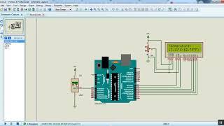 LM35 Temperature Sensor with Arduino Proteus Simulation