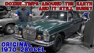 Dozen trips around the earth & '70 Mercedes 280SEL still runs! See the full CAR WIZARD inspection