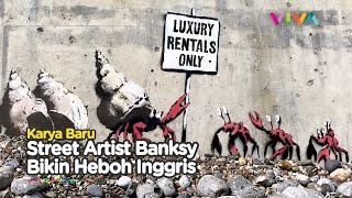 Serbuan "Stensil Menyentil" Banksy Bikin Heboh Pesisir Inggris