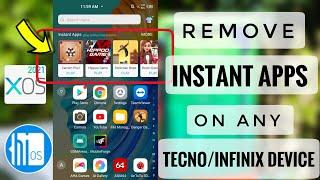 How To Remove Instant Apps(Ads) On Tecno Spark 7P  Or Any Other  Tecno Or  Infinix Device