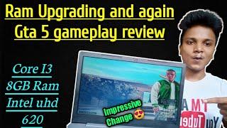 GTA 5 Gameplay Review in Lenovo v130 Laptop|8gb dual channel ram and core i3|