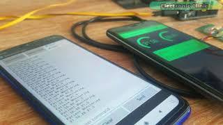 Iot based Patient monitoring System using ESP8266  Arduino   Android Bluetooth App.