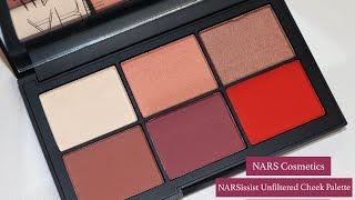 NARS Cosmetics NARSissist Unfiltered Cheek Palette in Unfiltered I – Swatches and Review (WOC)