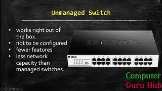 Computer Network Tutorial in Hindi | What is Switch Computerguruhub