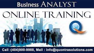 Business Analysis Online Training | SDLC | Quontra Solutions - Part3