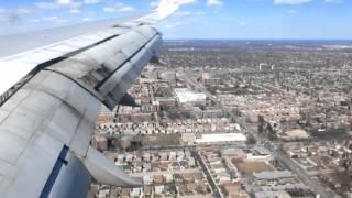 Boeing 757-200 American Airlines Landing at Chicago O'Hare airport