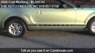 2006 Ford Mustang for sale in DURHAM, NC 27703 at the THE AU