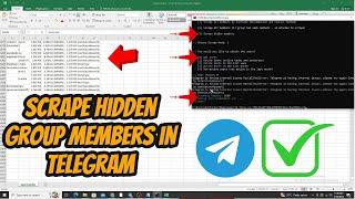 How to Scrape Hidden Members in Telegram Group