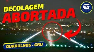 DECOLAGEM ABORTADA EM GUARULHOS: VEJA O MOMENTO!