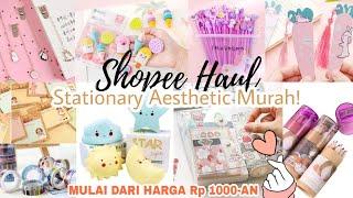 SHOPEE HAUL STATIONERY AESTHETIC MURAH ALA KOREA JAPAN STYLE | Peralatan Sekolah, Alat Tulis