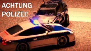  PLAYMOBIL POLIZEI STOPPT BANKRÄUBER  - Porsche VS.  Gangster SUV PLAYMOBIL Stopmotion deutsch