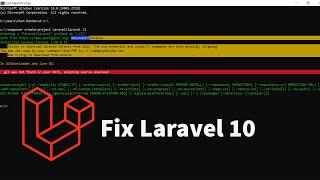 Failed to download laravel/laravel from dist: The zip extension and unzip/7z commands are both miss