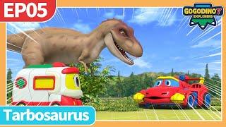 ⭐️New⭐️GoGoDino S7 | EP05 Tarbosaurus With a Swollen Neck | Dinosaur | Kids Cartoon | Dino Explorers