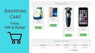 Create Shopping Cart Using PHP and Mysql