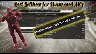 BEST SETTINGS FOR FIVEM AND ALTV (HIGHEST FPS) [Gambo Settings] | Jugo