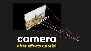 how to use camera in after effects - after effects tutorial